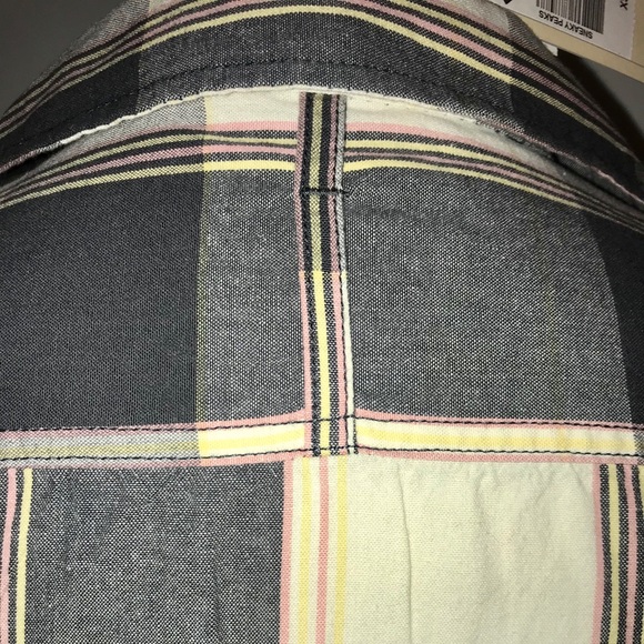 Roxy Ladies Grey Roll Sleeve Blouse Shirt - Picture 7 of 8